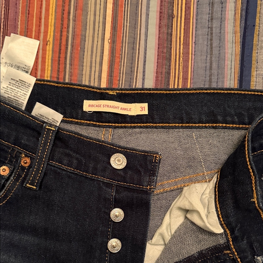 Levi's Dark Blue Flare Jeans